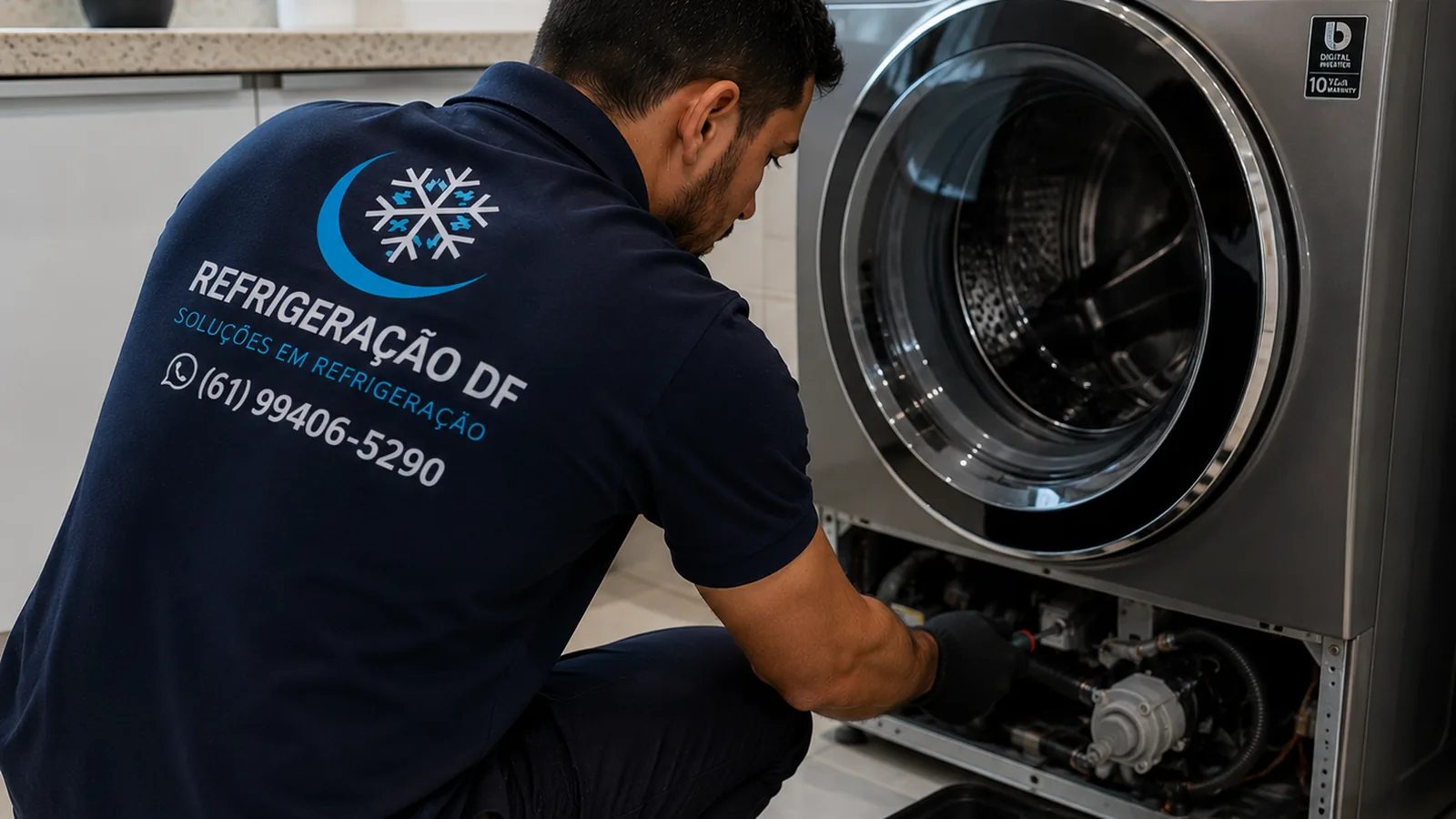 Máquina de lavar não centrifuga